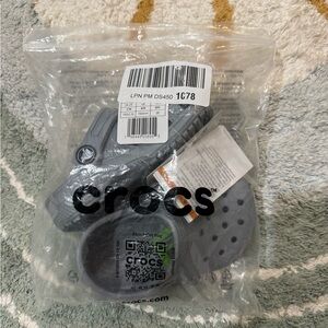 *NWT* Kids Crocs Classic Clog in Concrete Grey Size Toddler C8